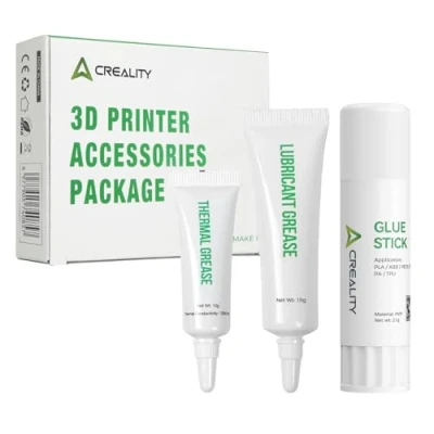 Image of Creality Official 3D Printing Accessories Pack with Glue Stick, Thermal Grease, Lubricant Grease in one Package