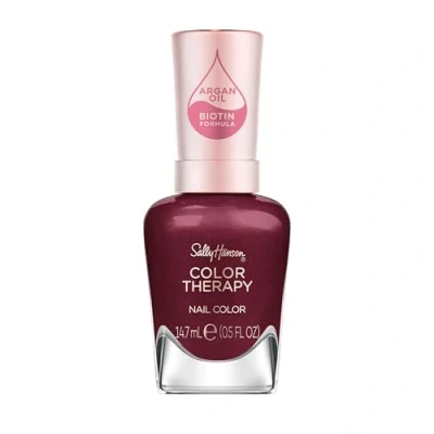 Image of Sally Hansen Colour Therapy Nail Polish, Wine Not, Pack of 1, 14.7ml