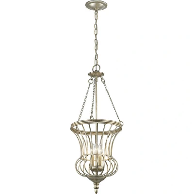 Image of Calla 3 Light Medium Ceiling Pendant Gold, E14