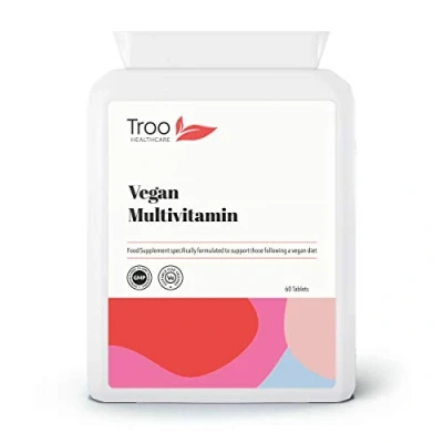 Image of Vegan Multivitamins &amp; Mineral Supplement 60 Tablets 24 Essential Vitamins Minerals Suitable for Vegans Daily Tablet to Support Immune Function Reduce Fatigue