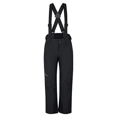 Image of Ziener Children&#039;s ARISU Junior Ski Trousers, Winter Waterproof, Windproof, Warm, Black, 128