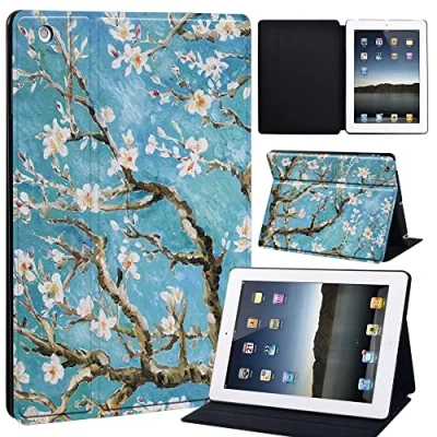Image of FINDING Case for Apple iPad 2 3 4 Tablet Printed PU Flip Leather Smart Lightweight Shell Stand Cover iPad2 iPad3 iPad4 (iPad 2/3/4, tree)