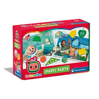 Image of Clementoni 18105, Cocomelon Shapes party Educational Toy for Children, Ages 2 Plus