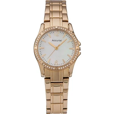 Image of Accurist Ladies&#039; Gold Plated Bracelet Watch (991579611)