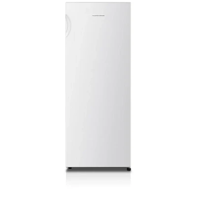 Image of Fridgemaster MTL55242E Freestanding Upright Larder Fridge, Reversible Door, 242 Litre, 55cm width, White, E rated