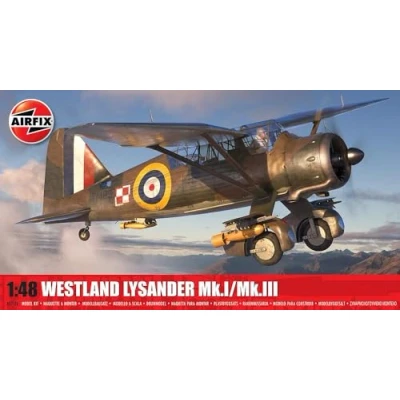 Image of Airfix A07116 Westland Lysander Mk.I/Mk.III, Aircraft for ages + 8 Years