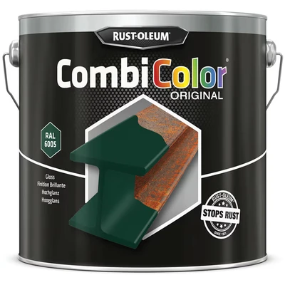 Image of RUST OLEUM 7337.2.5 Combicolor Original, Superior Metal Protection, Direct To Rust, Moss green RAL 6005