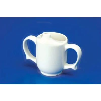Image of NRS Healthcare Wade Dignity Two Handled Feeder Cup with 1.5 cm (0.6 inch) Spout