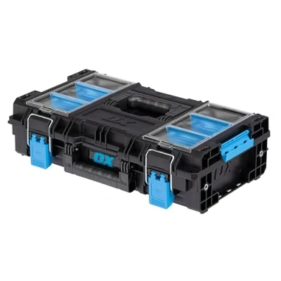 Image of OX Tools TOOLTREK Pro Toolband Organiser for and Small Parts, IP66 Waterproof &amp; Dustproof, Heavy Duty Portable Storage with Carry Handle