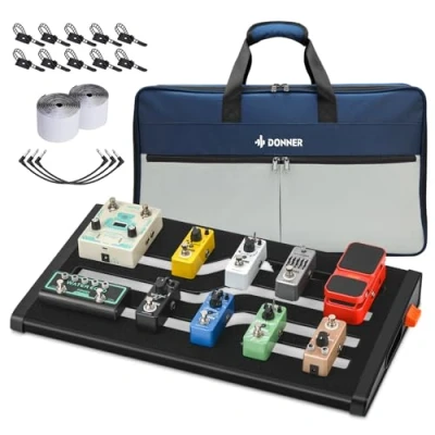 Image of Donner DB S200 Guitar Effects Pedals Board and Waterproof Bag Set