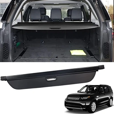 Image of MIYUNI Car Retractable Rear Trunk Parcel Shelf For Land Rover Discovery 5 2017 2022, Luggage Cargo Shield Cover Security Privacy Shelves Shade Decoration Accessories
