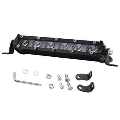 Image of Ricoy 8inch LED Work Light Bar 60W Offroad Driving Lights Pods Spot Beam