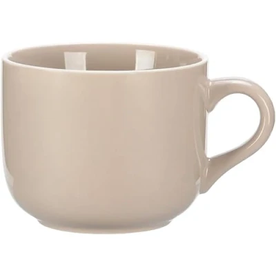 Image of Taoyanmo 650ML/22OZ Large Soup Bowl,Ceramic Grain Cup/Coffee Mug/Salad Bowl,Microwave Safe Cup，for Milk Salad Cappuccino Cereal (Khaki)