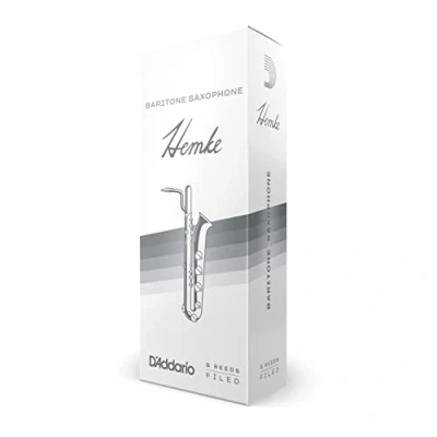 Image of Rico RHKP5BSX200 Hemke 2.0 Strength Reeds for Baritone Sax (Pack of 5)