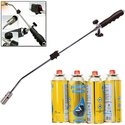 Image of gas Weed Burner Garden Outdoor Moss Fungus Environmentally friendly Canisters of butane Strong Performance Completely secure 4
