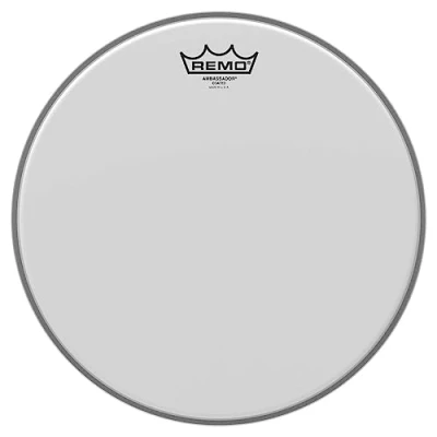 Image of Remo Ambassador 14&quot; Coated Snare/Tom Head Drumhead With Free Pair of Drum Sticks