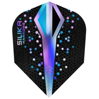 Image of Harrows Silika Color Shift Silver NO6 Tough Crystalline Coated Dart Flights