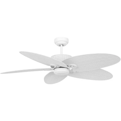 Image of Beacon Lighting ceiling fan Fijian II, white, Ø 132 cm, quiet