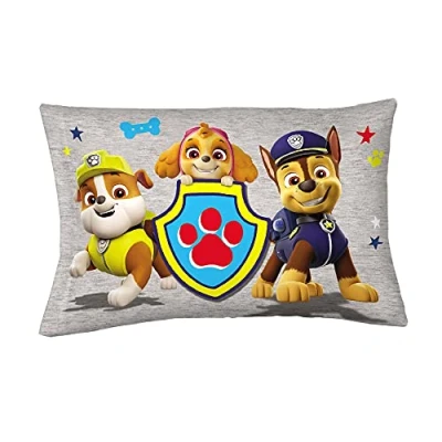 Image of Franco Kids Bedding Super Soft Microfiber Reversible Pillowcase, 20 in x 30 in, Paw Patrol