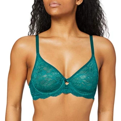 Image of Triumph Women&#039;s Amourette Charm W02 Wired Bra, Mystic Sea, 32B