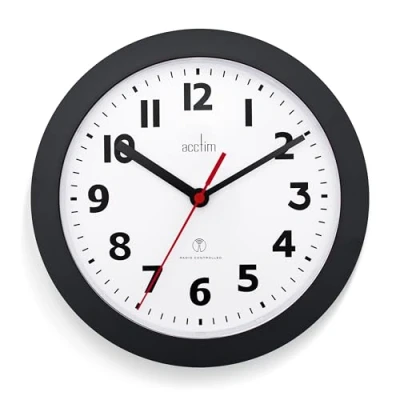 Image of Acctim Parona Wall Clock Black