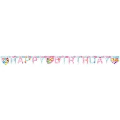 Image of Procos Disney Princess Live Your Story Happy Birthday Banner in FSC Paper, 93852