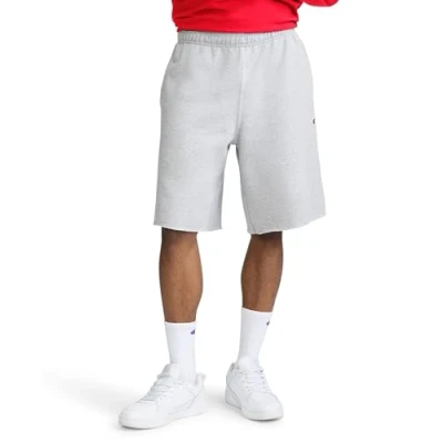 Image of Champion Men&#039;s Powerblend Fleece Short, Oxford Gray, M