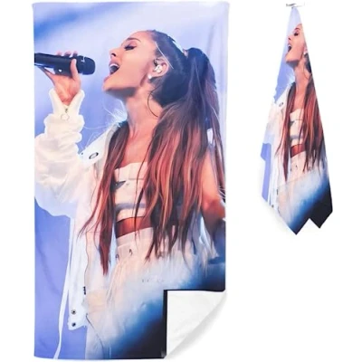Image of IMFLY Ariana Beach Towel, Microfibre Sauna Large, 100 x 200 cm, Quick Drying and Blanket, Pool Bath Towel for Children, Large (C, 80 160 cm)