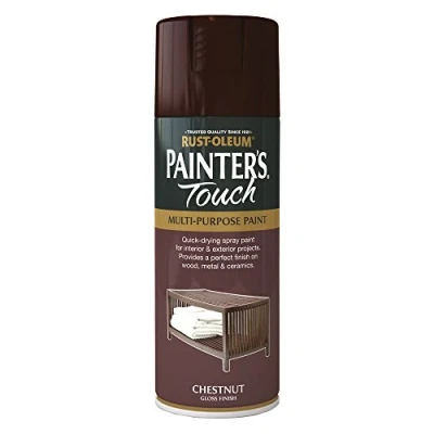 Image of Rust Oleum AE0040006E8 400ml Painter&#039;s Touch Spray Paint Chestnut Gloss