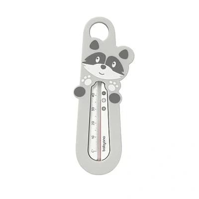 Image of Safe Baby Floating Bath Thermometer Bathtub Water Temperature (Racoon)