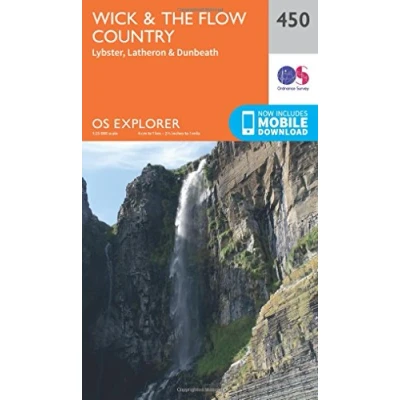 Image of Explorer 450 Wick &amp; The Flow Country Map With Digital Version