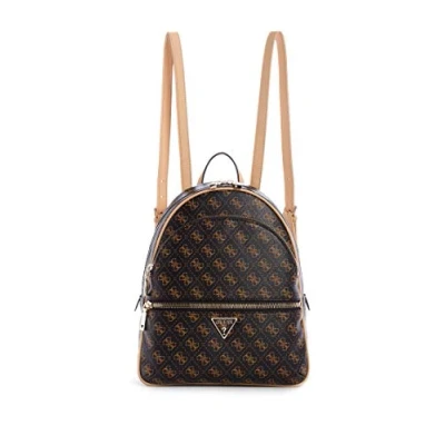 Image of GUESS Women&#039;s Manhattan Large Backpack, Brown, One Size