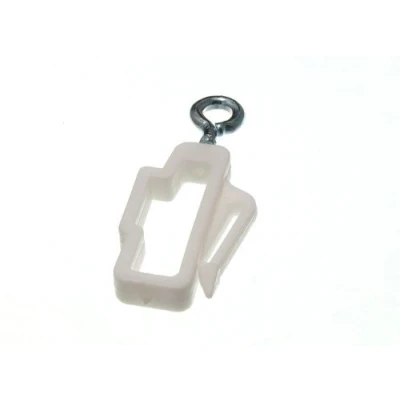 Image of Curtain Rail Track Glider Stop END to FIT WHITELINE White LINE (Pack of 6)