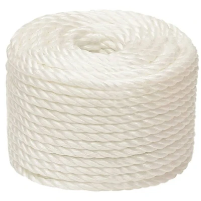 Image of vidaXL Work Rope White 12 mm 25 m Polypropylene