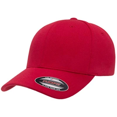 Image of Flexfit Men&#039;s Cool &amp; Dry Sport Hat, Red, L XL
