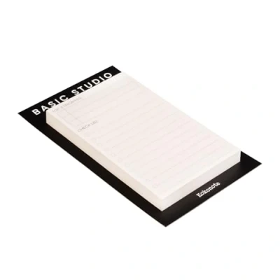 Image of Kokonote Sticky Notes to Do List 90 Sheets Note Pads, Cute Notes, Clear Post It University Essentials Stationery, Office Accessories, Uni