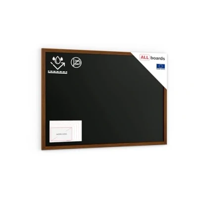 Image of ALLboards Outdoor Chalkboard Waterproof with Varnished Wooden Frame 150x100cm, Chalk Writing Board Blackboard Outdoor, Indoor