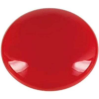 Image of Westcott E 10810 00 Self Adhesive Magnets 25 mm Round Red Pack of 10