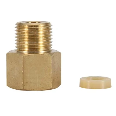 Image of CO2 Cylinder tank W21.8 CGA320 adapter Converter for Aquarium Fish or converter(CGA320 convert to W21.8)