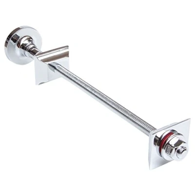 Image of SMR Bathrooms W TRS LUX C Cast Iron Radiator Luxury Wall Stay/Tie Chrome