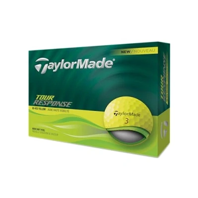 Image of TaylorMade 2025 Golf Tour Response Yellow Balls