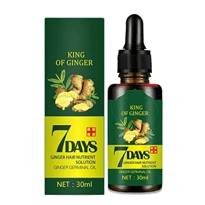 Image of Hair Growth Serum, Care Products, Ginger Fast Growth, &amp; Thickening Oil, Stop Loss, Grow Fast, Loss Treatment for Men Women(30ml)