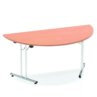 Image of Impulse 1600 Folding Semicircle Table Beech I000694
