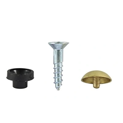 Image of 2x TIMCO Mirror Hanging Screws Zinc Chrome Dome 00834CMIR200 Pack of 200