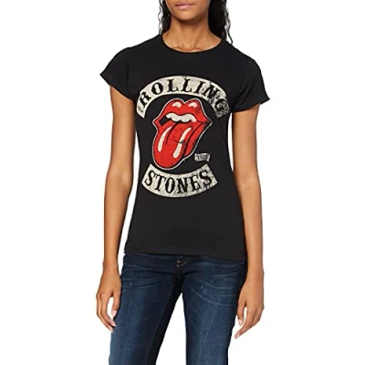 Image of The Rolling Stones Tour 1978 Skinny Fit T Shirt L Black