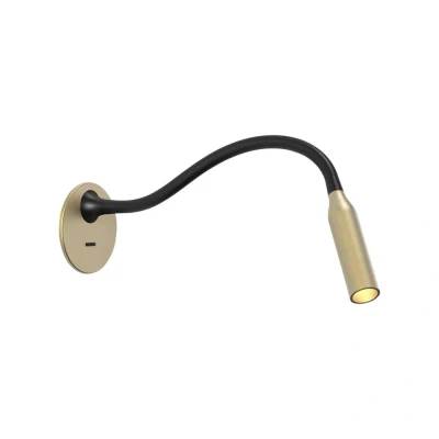 Image of Lucca Recessed Matt Gold Reading Light Astro