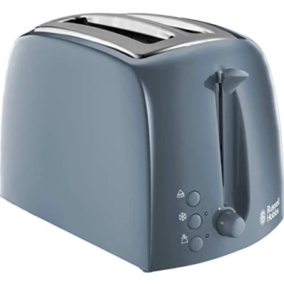 Image of Russell Hobbs Textures 2 Slice Toaster Grey