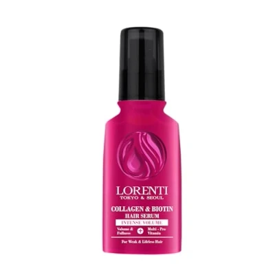 Image of Lorenti Hair Serum Repair, Intensive Volume Freeze free Super Shinny Collagen &amp; Biotin 125ml
