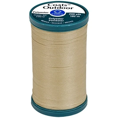 Image of Coats Polyester Outdoor Living Thread 200yd Buff