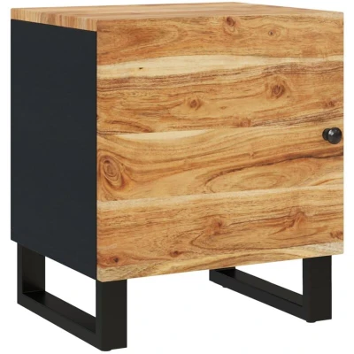 Image of vidaXL Bedside Cabinet 40x33x46 cm Solid Wood Acacia